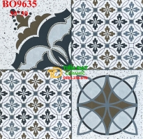 Gạch Lát Nền 30x30 Bông Giả Cổ Cao Cấp Prime