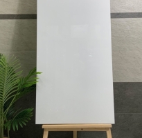 Gạch Bóng Kiếng 60x120 Trắng Trơn Ấn Độ