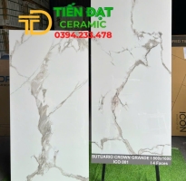 Gạch Bóng Kiếng 80x160Trắng Vân Mẫu Mới Đẹp Rẻ