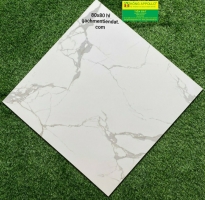 Gạch Bóng Kiếng 80x80 Trắng Vân Mây Giá Rẻ
