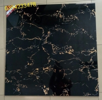 Gạch bóng kiếng đen vân cam 80x80 catalan