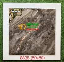 Gạch Bóng Kiếng Vi Tinh 80x80 TQ Vân Ốp Mặt Tiền