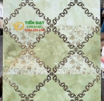 Gạch Cao Cấp 30x60 Bộ Vân Xanh Đậm Nhạt Điểm Nhũ Vàng
