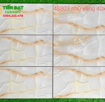 Gạch Cao Cấp 40x80 Khắc Kim TQ Bóng Kiếng