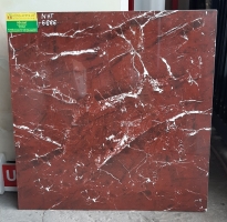 Gạch cao cấp 60x60 đỏ vân trắng