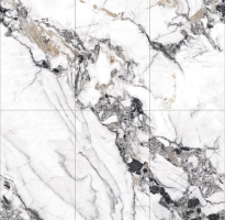 Gạch Cao Cấp 90x180 Trắng Đen Vân
