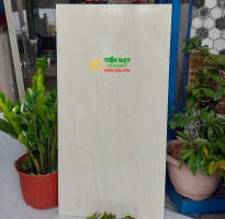 Gạch Cao Cấp Bóng Kính 50x100 Vân Vàng Mẫu Mới