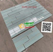 Gạch Cao Cấp Khắc Kim 30x60 Vân Xanh Trang Trí