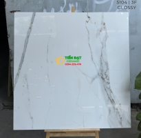 Gạch Cao Cấp Lát Phòng Khách 120x120 Trắng Đen Vàng