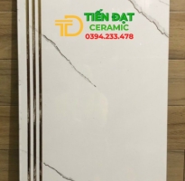 Gạch Cầu Thang 47x120 Trắng Nhũ Vàng Cao Cấp