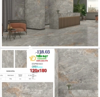 Gạch Đá Bóng Kiếng 120x180 Vân Vàng Giả Đá Ongx green