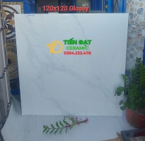 Gạch Đá Cao Cấp 120x120 Ốp Lát Trắng Vân Khói Mẫu Mới