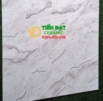 Gạch Đá Đồng Chất TQ 80x80 Vân Xám Nhũ Vàng 