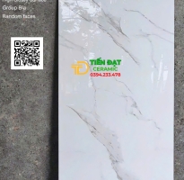 Gạch Đá Granite 60x120 Trắng Vân Khói Bóng Kim Cương