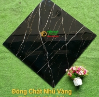 Gạch Đá Granite 80x80 Đen Vân Trắng TQ Ánh Kim