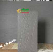 Gạch Đá Mờ 30x60  Vân Xám  Mẫu Mới