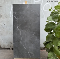 Gạch Đá Mờ Carving 60x120 Ốp Lát Trắng Vân Xám 
