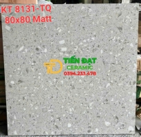 Gạch Đá Mờ Granite TQ 80x80 Terrazzo Lát Nền Mới Nhất 