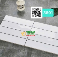Gạch Dán Tường 30x60 Bóng Kính Trắng Sọc