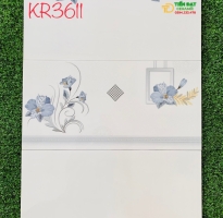 Gạch Dán Tường 30x60 Trắng Trơn 