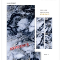 Gạch Dán Tường 80x160 Trắng Vân Đen 2021