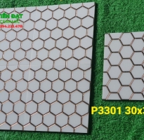 Gạch Điểm Nhất 30x30 Hình Lục Giác Nhũ Kim