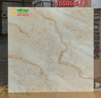 Gạch Đồng Chất TQ 100x100 Vân Vàng Ốp Lát Biệt Thự Khắc Kim