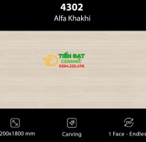 Gạch Giả Gỗ Đá Mờ Hiệu Ứng Carving 120x180 Ốp Lát Biệt Thự
