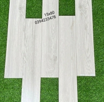 Gạch Giả Gỗ Lát Nền 15x80 Vân Trắng