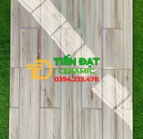 Gạch Giả Gỗ TQ 80x80 Ốp Lát Phòng Khách Nhũ Ánh Kim
