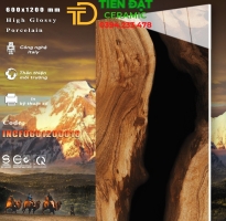 Gạch Giả Vân Gỗ Marble 60x120 Ốp Lát Bóng Kiếng 