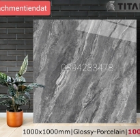 Gạch Granite 100x100 Vân Xám Giả Đá