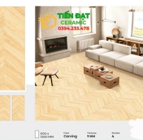 Gạch Granite Ốp Tường 60x120 Cao Cấp Giả Gỗ Hiệu Ứng