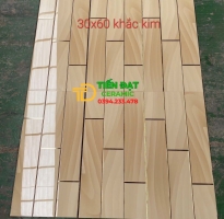 Gạch Khắc Kim TQ 30x60 Trang Trí Vân Vàng Mẫu Mới
