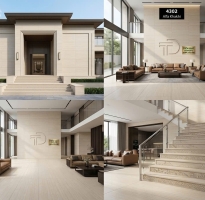 Gạch Khổ Lớn 120x180 Đá Mờ Carving 