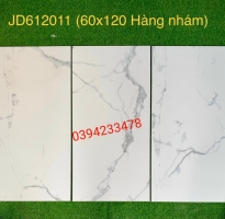 Gạch Khổ Lớn 60x120 Nhám Trắng Vân Mây 