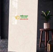 Gạch Khổ Lớn 60x120 Vân Vàng Kem Ốp Trang Trí Điểm Nhấn