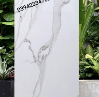Gạch Khổ Lớn 80x160 Trắng Vân Mây 