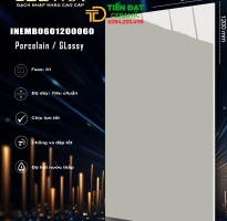 Gạch Khổ Lớn Bóng Kiếng 60x120 Vân Xám Trơn Giá Rẻ HCM