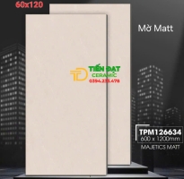 Gạch Khổ Lớn Lát Nền 60x120 Vincera Đá Mờ Vàng Kem