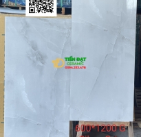 Gạch Khổ Lớn Ốp Lát Phòng Khách 60x120 Vân Đá Silver Gris