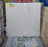 Gạch Lát Nền 100x100 Bóng Kiếng Trắng Vân Vi Tinh