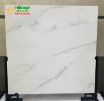 Gạch Lát Nền 120x120 Bóng Kiếng Trắng Vân Mây