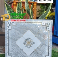 Gạch Lát Nền 40x40 Nhũ Vàng Trang Trí