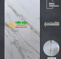 Gạch Lát Nền 60x120 Đá Mờ Mịn Trắng Vân Vàng Aopdio