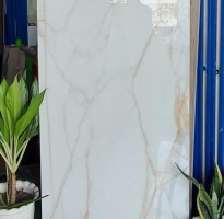 Gạch Lát Nền 80x160 Ấn Độ Trắng Vân Vàng Mẫu Mới 