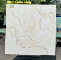 Gạch Lát Nền 80x80 Cao Cấp Nhũ Vàng TASA