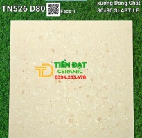 Gạch Lát Nên 80x80 Đá Mờ Vân Vàng Terrazzo Trung Đô