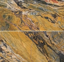 Gạch Lát Nền 90x180 Vàng Vân Đen TQ