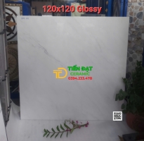 Gạch Lát Nền Khổ Lớn 120x120 Đá Bóng Kính Vi Tinh